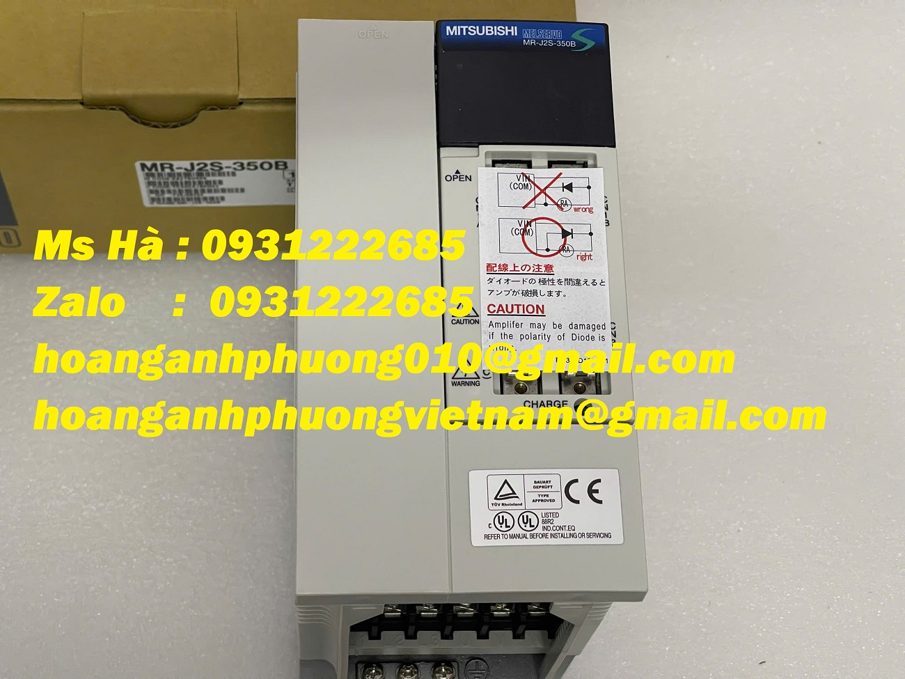 Servo driver - Bộ điều khiển Mitsubishi MR-J2S-350B nhập mới